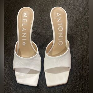 White Antonio Melani size 11 heels